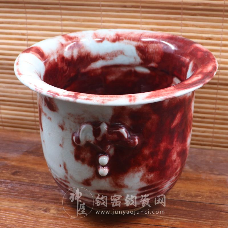 旋纹花盆